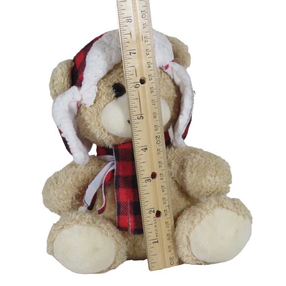 Plush Teddy Bears Winter Holiday Outfits Set of 2 Animal Adventure Small 8" - Picture 15 of 16